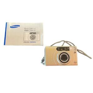 SAMSUNG Impax 210i Point & Shoot Compact APS Film Camera w/ Case & manual